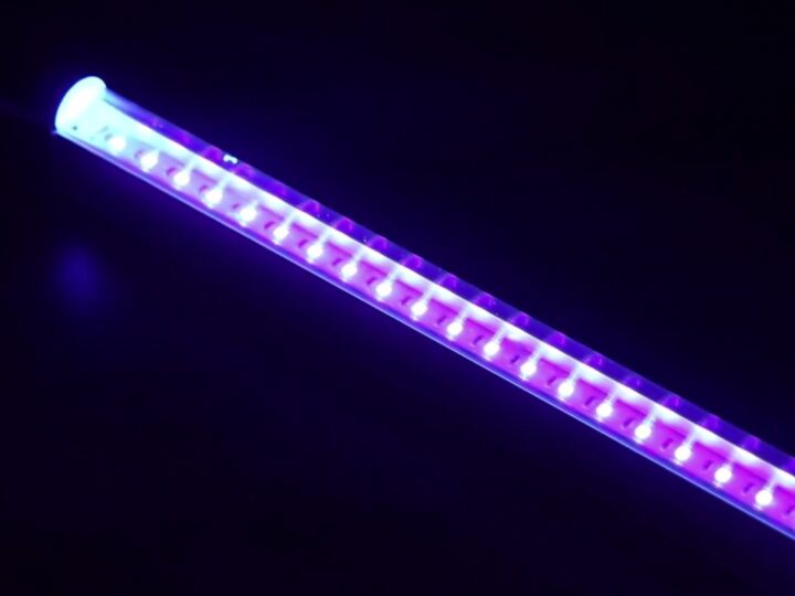 What is LED lighting? How can you explain their different types? Briefly explain black light: